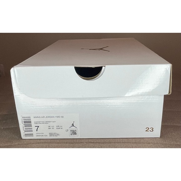 Air Jordan 1 Mid Sandrift/Sail (Women's) Size 7W - Picture 9 of 12